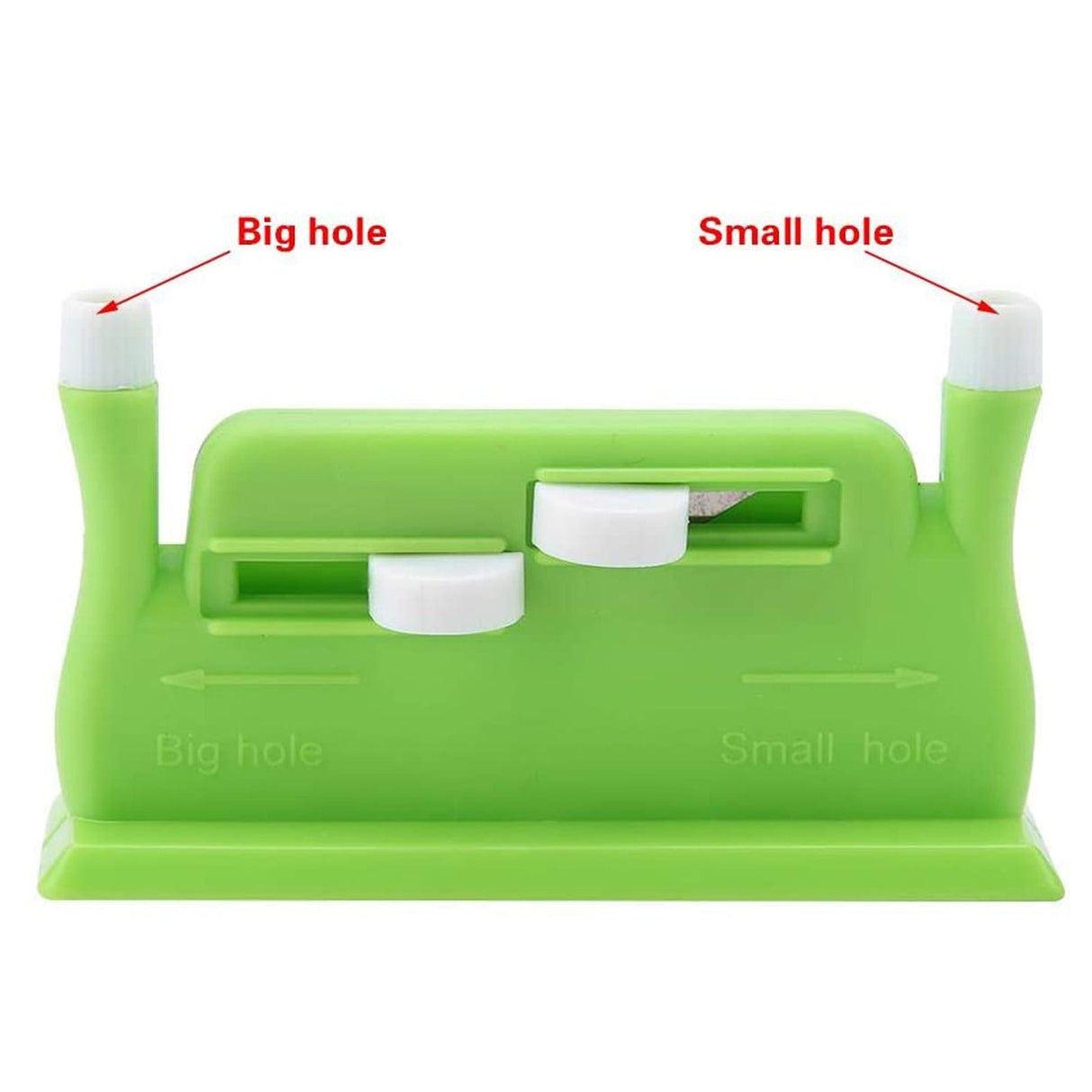 Hand‑Held Plastic Needle Threader Tool, Automatic Threading Aid Device for Elderly Sewing Lovers, Green