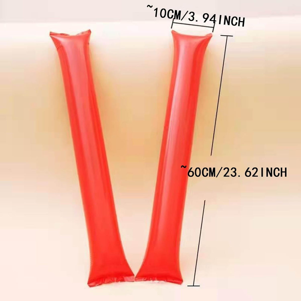 Event and Party ! Inflatable Cheer Stick Concert Competition Party Bar Cheer Percussion Support Cheerleading Stick Sale Orange