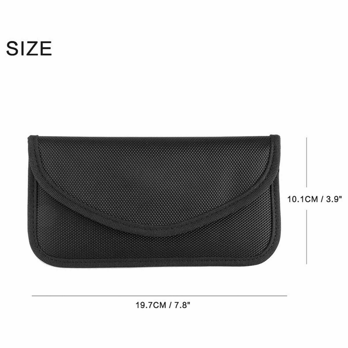 Faraday Bags for Phones, Cell Phone Signal Blocking Bag, RFID Phone Case,Faraday Bag for Phone & Key Fob(2 Pack)