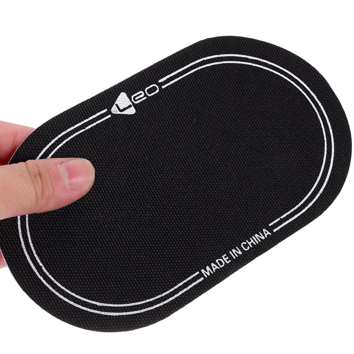 2Pcs Bass Drum Patch Double Drum Pedal Patches Drum Pads Sticker for Drum Percussion Accessories 9.20X4.20X3.90CM Black