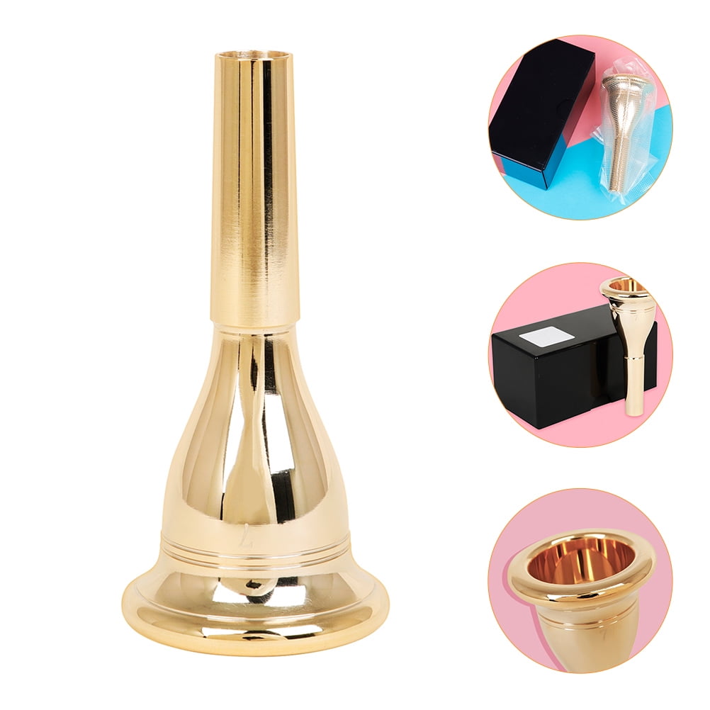 Tuba Brass Tuba Great Gift for Tuba Replacement Tuba Parts 13. 3mm Musical Instrument Tuba Accessory 17.60X15.30X5.00CM Golden