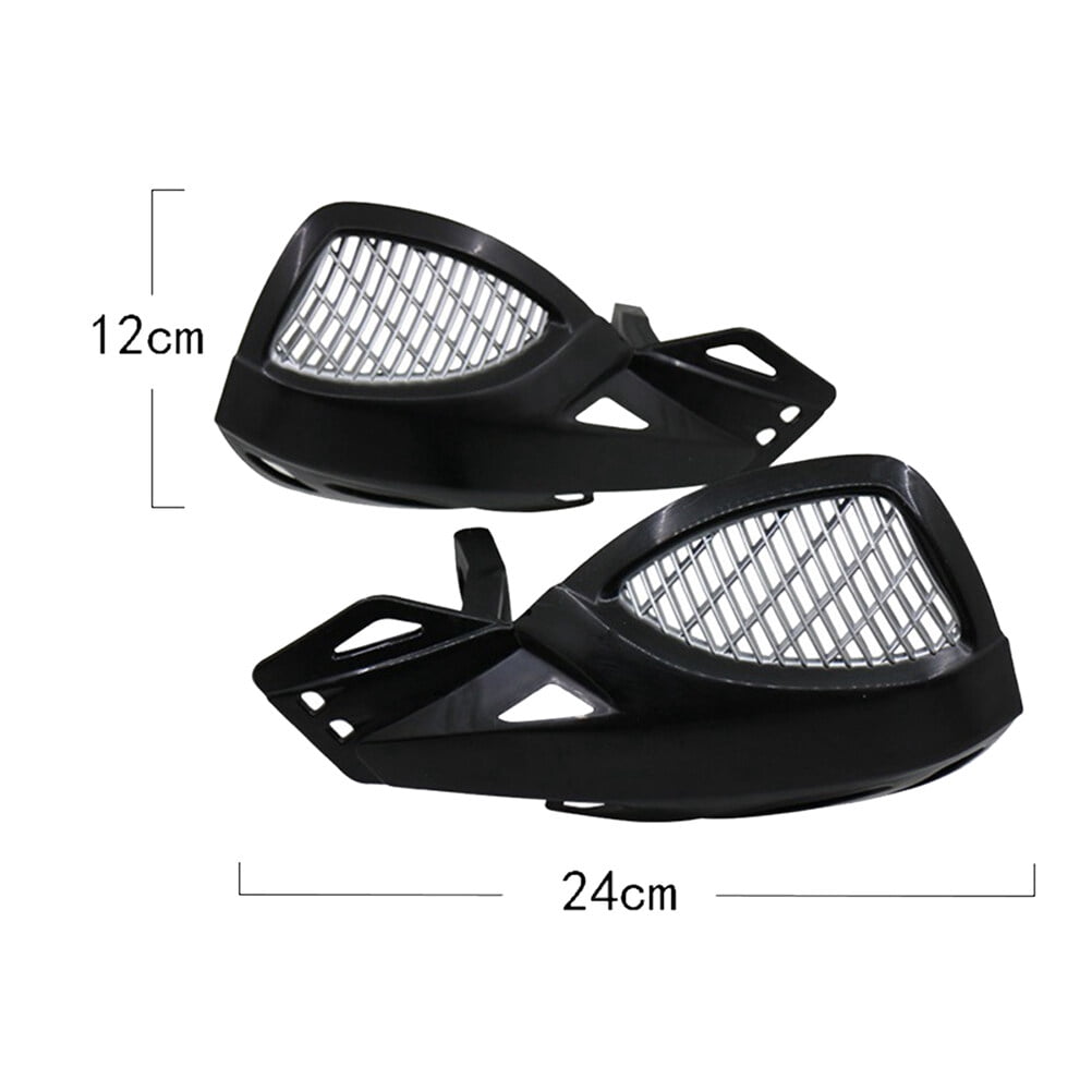 Protect Motorcycle Handlebars Motorbike Handguard Abs White 1 Pair 24.00X12.00X10.00CM White