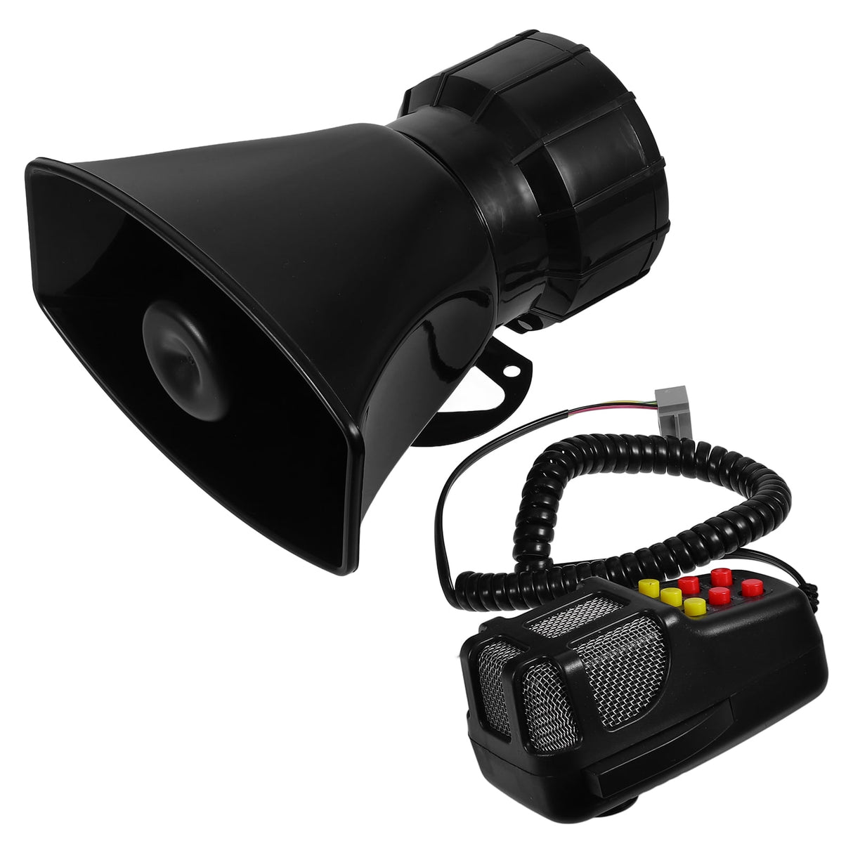 Horn Sounds Maker With 7 Sounds Black 1Pcs 7 Sounds Black