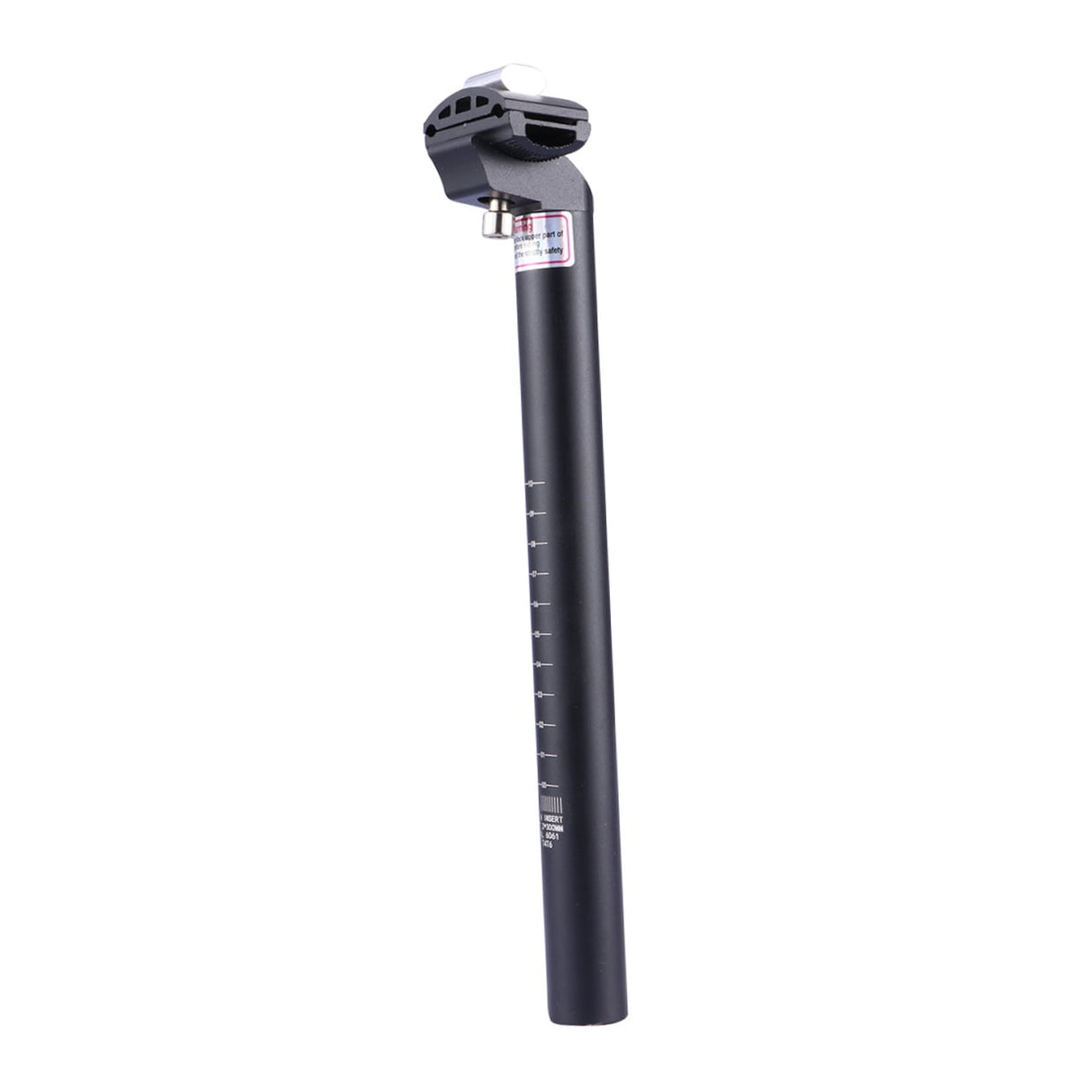 Worgeous 30.8mm Aluminum Alloy Seatpost Mountain Bike Bike Seat Tube Seat Post for Most Road Bike Downhill Bike Track Bike Fixed Gear (Black)