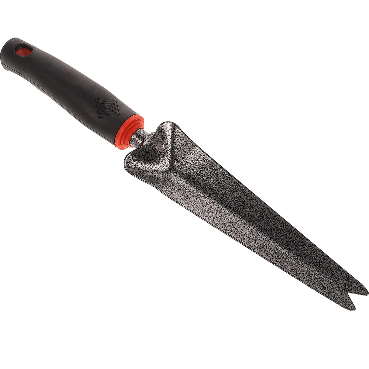 Worgeous Handy Weeder Puller with Stainless Steel Forked Tip for Gardening Ergonomic Wood Handle with Hole Black 2 Pronged