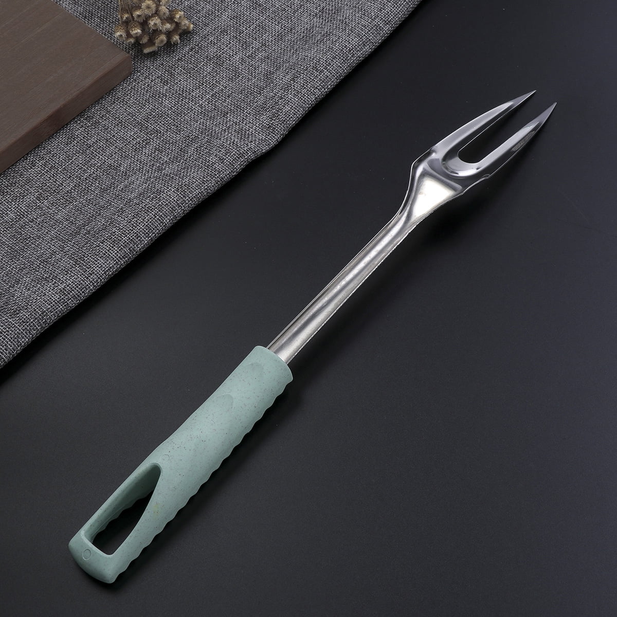 Kitchen Utensils Stainless Steel Cooking Tools Heat Resistant Kitchen Gadgets Dishwasher Safe 34.50X3.50X2.00CM Silver