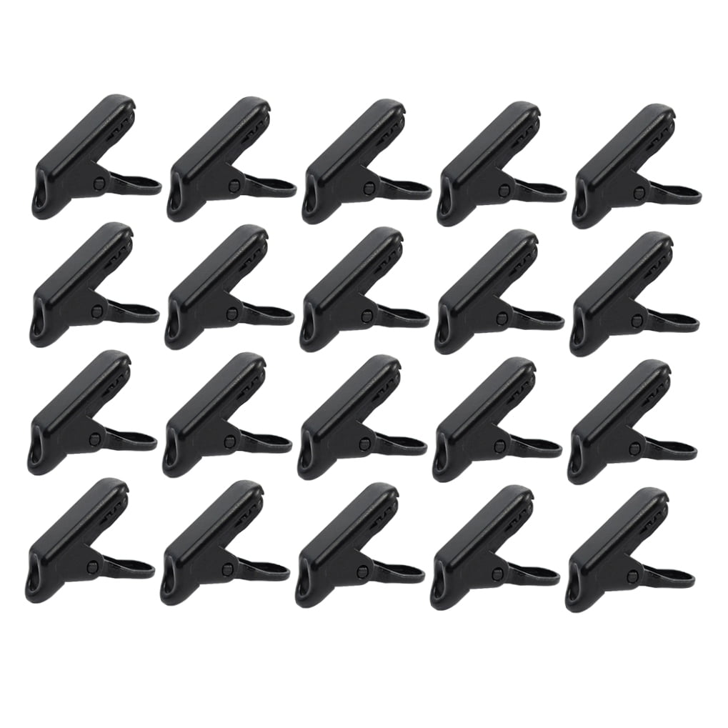 Tent Accessories Black For Outdoor Adventures 30Pcs