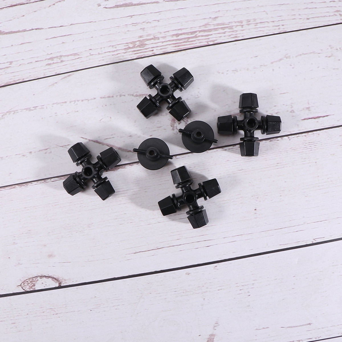 Worgeous Drip Irrigation Nozzle for Garden Use Black Plastic 20 Pieces Miniature Sprinklers
