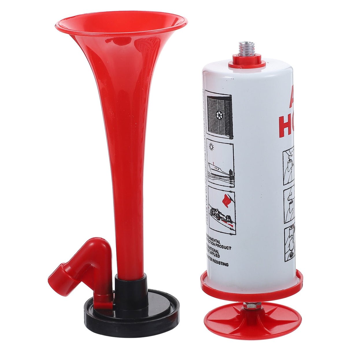 Horn Sounds Maker Red Abs 1Pack 34X5Cm