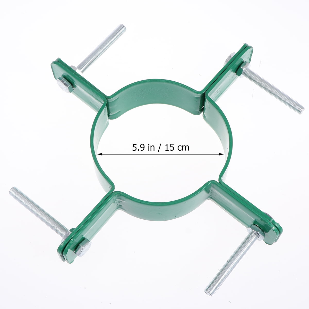 Durable Iron Tree Fixator for Outdoor Use with Easy Application Green Color 15cm Diameter