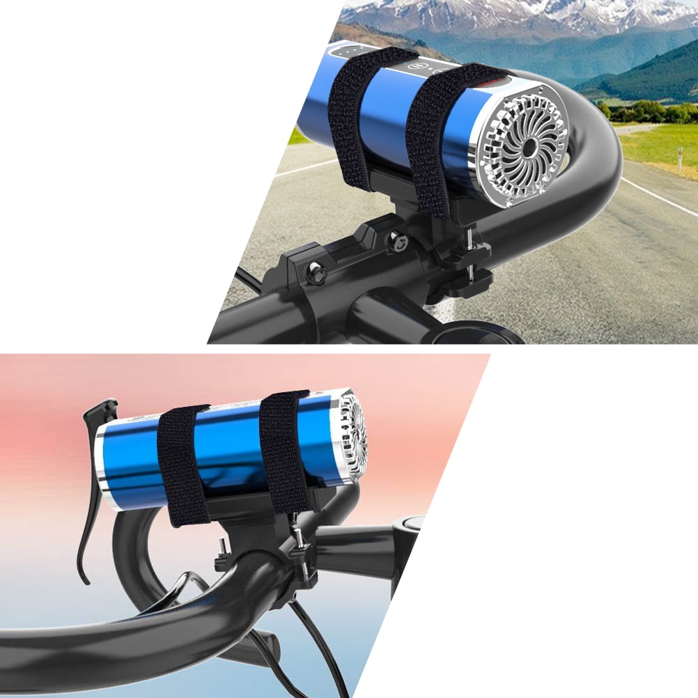 Worgeous Bike Rack Mountain Mountain Bike Flashlight Bracket Band Riding Sound Universal Accessory (Black)