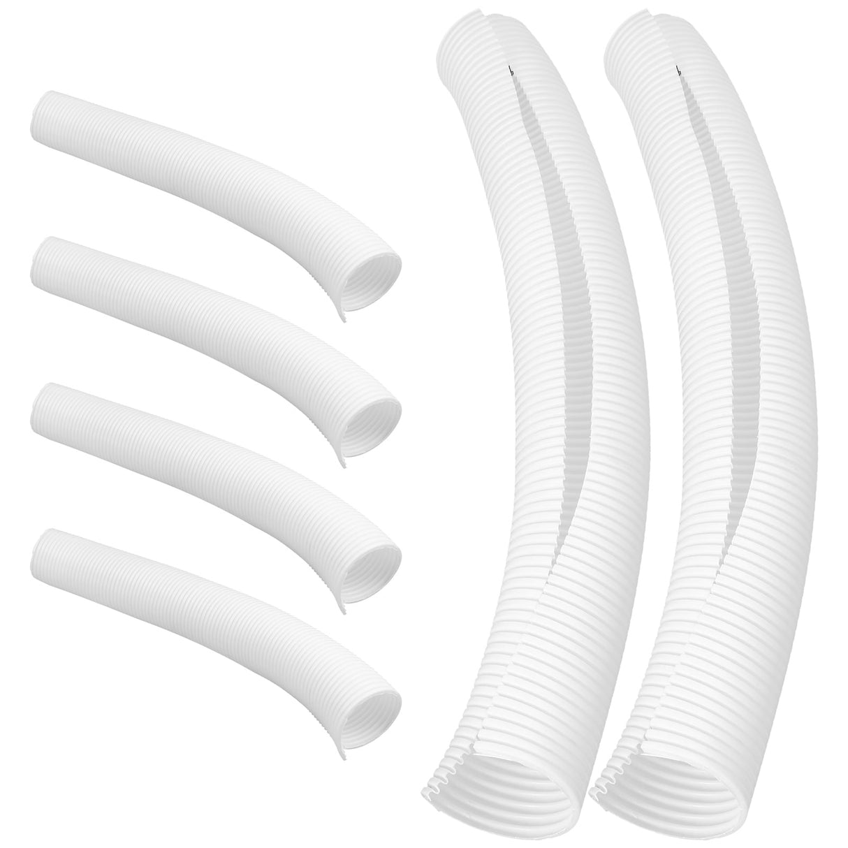 Tree Protect Tree Trunk Protector Guard White PP Material 6Pcs 15.7X2.0X2.0In