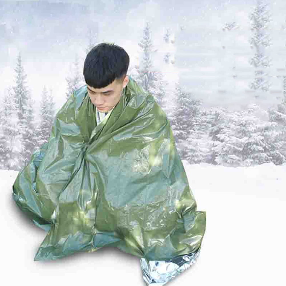 Worgeous 3 Pcs Camping Foldable Sleeping Emergency Blanket Outdoor Travel