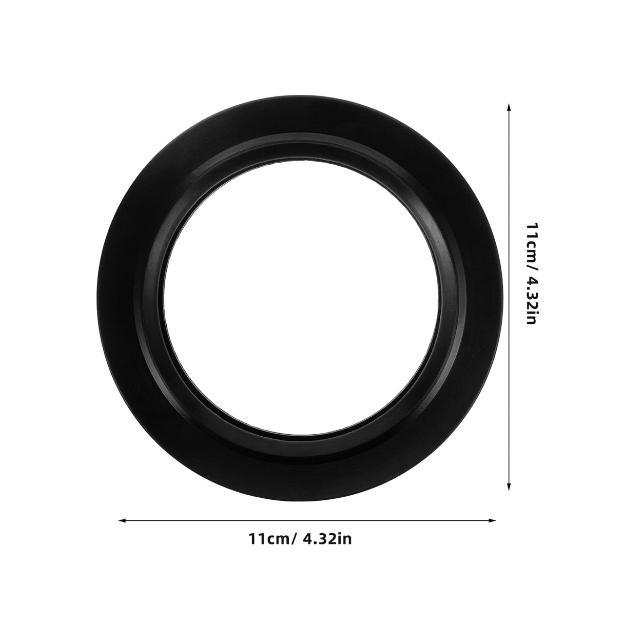 Toilet Seal Replacement Sealing Ring Black 1Pcs Easy Installation