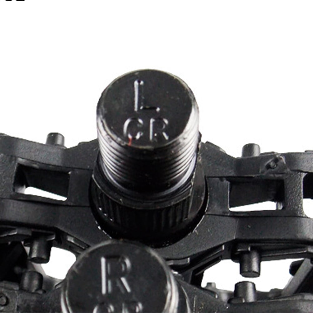 1 Pair of Pedals Anti-slip Plastic Grain Large Treadle Universal Road Bike Pedals