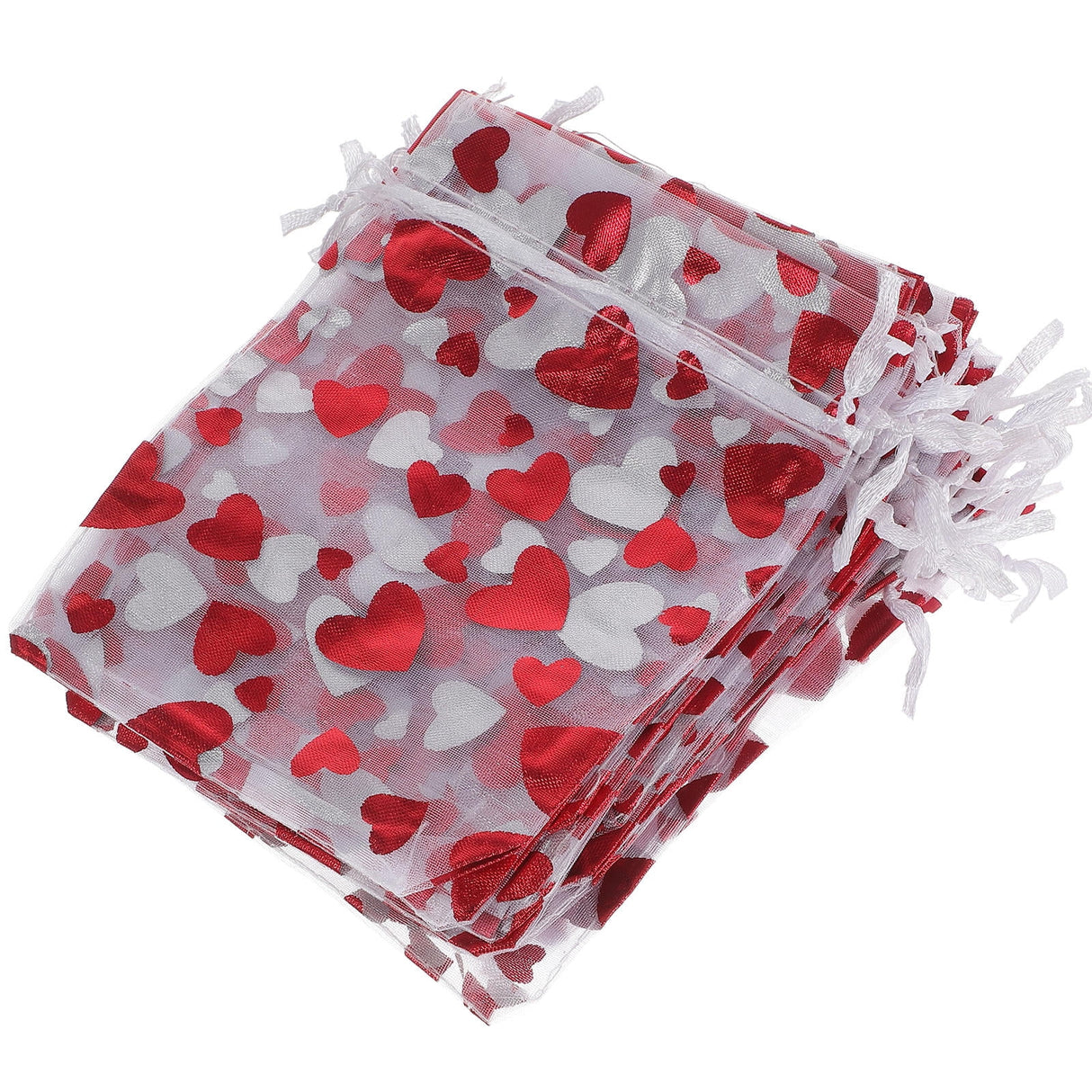 25Pcs Small Goodie Bags for Valentine's Day and Wedding Treats