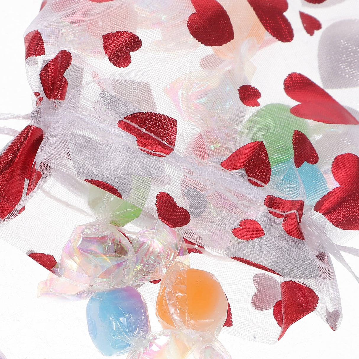 25Pcs Small Goodie Bags for Valentine's Day and Wedding Treats