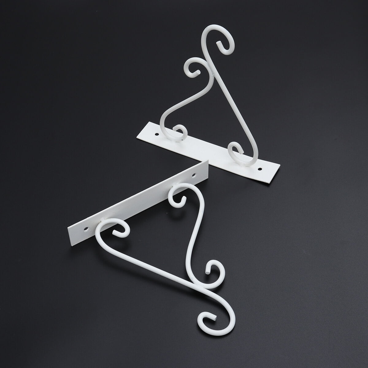 Outdoor Hanging Bracket Flower Basket Hanging Hook Iron 1 Piece