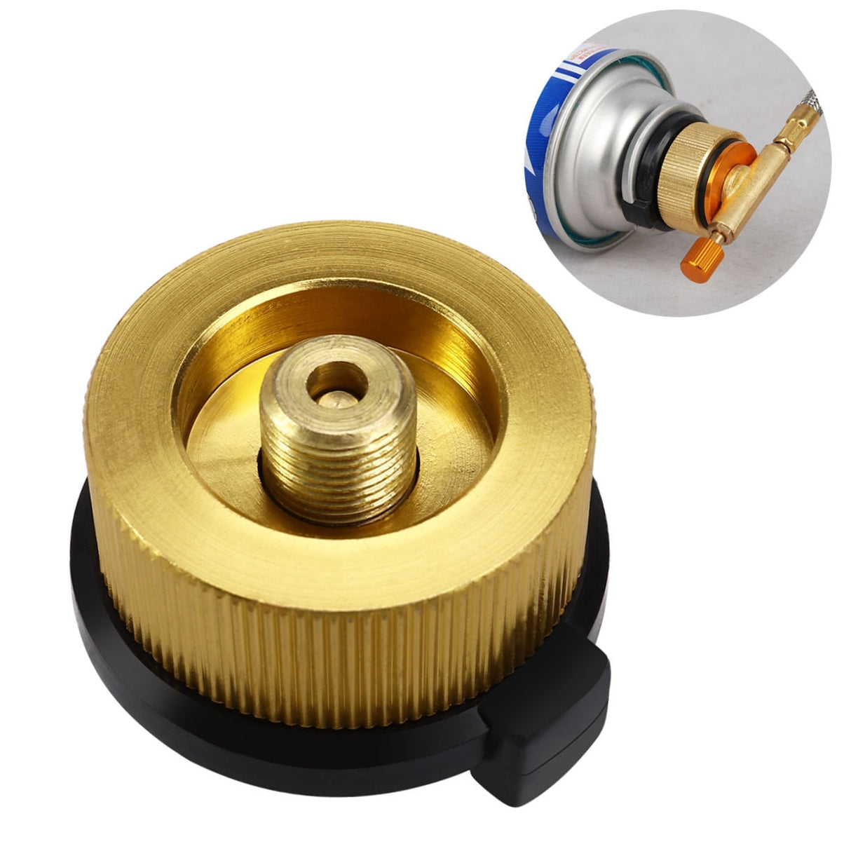 Camping Stove Hose Adapter Gas Bottle Converter 1Set