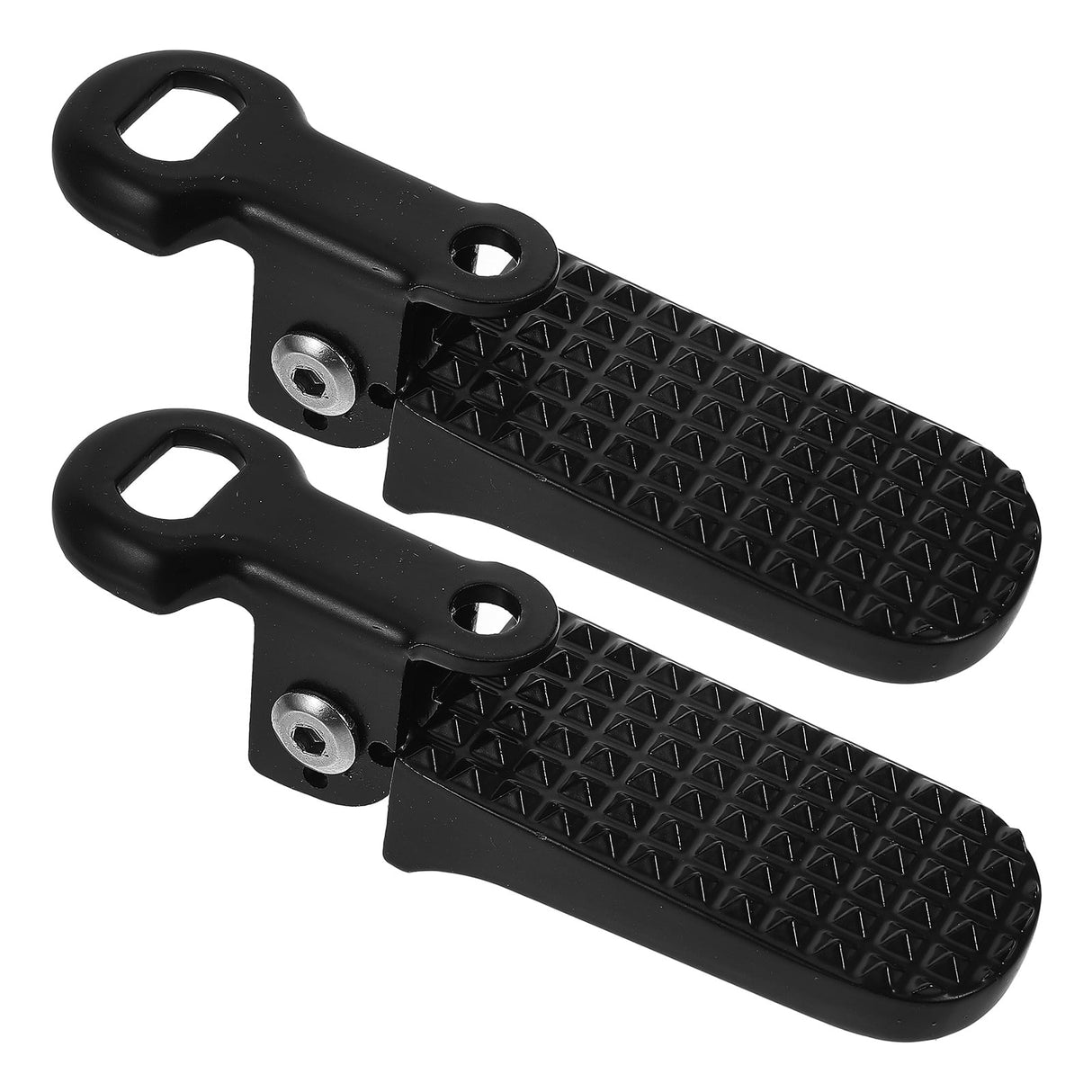1 Pair Metal Peg Pedal Non Slip Foldable Aluminium Iron For Cyclists Outdoor Riding