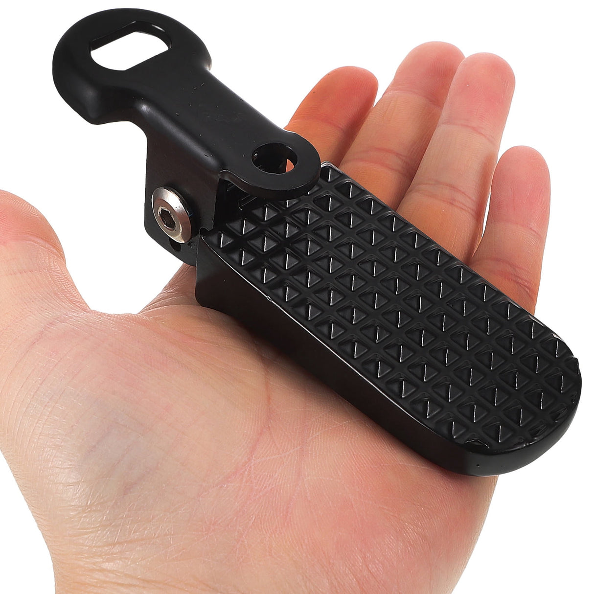 1 Pair Metal Peg Pedal Non Slip Foldable Aluminium Iron For Cyclists Outdoor Riding