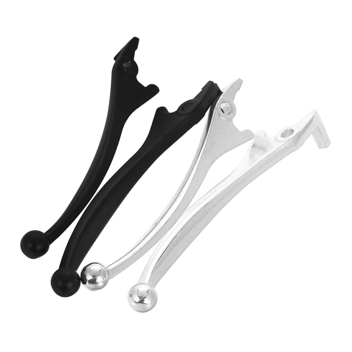 4Pcs White Brake Handle for Scooters with Braking Control and Octagonal Shape