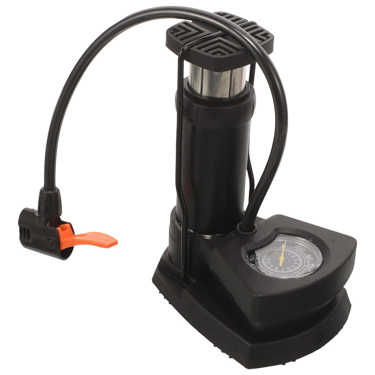 Electric Bike Air Pump Aluminium Alloy 1Set 10.6X5.1X1.9In