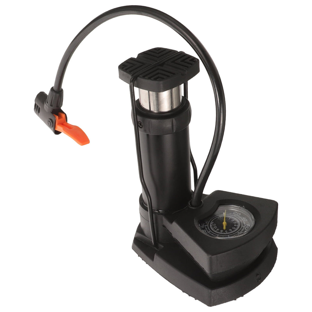 Electric Bike Air Pump Aluminium Alloy 1Set 10.6X5.1X1.9In