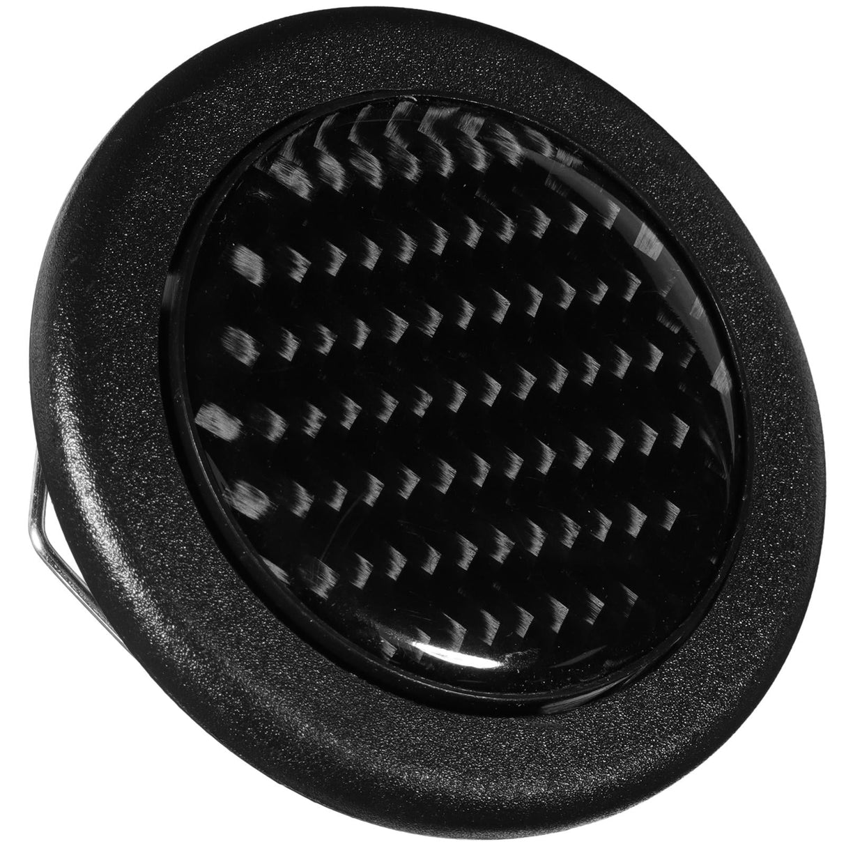 1Pack Black Plastic Horn Button Cover for Car