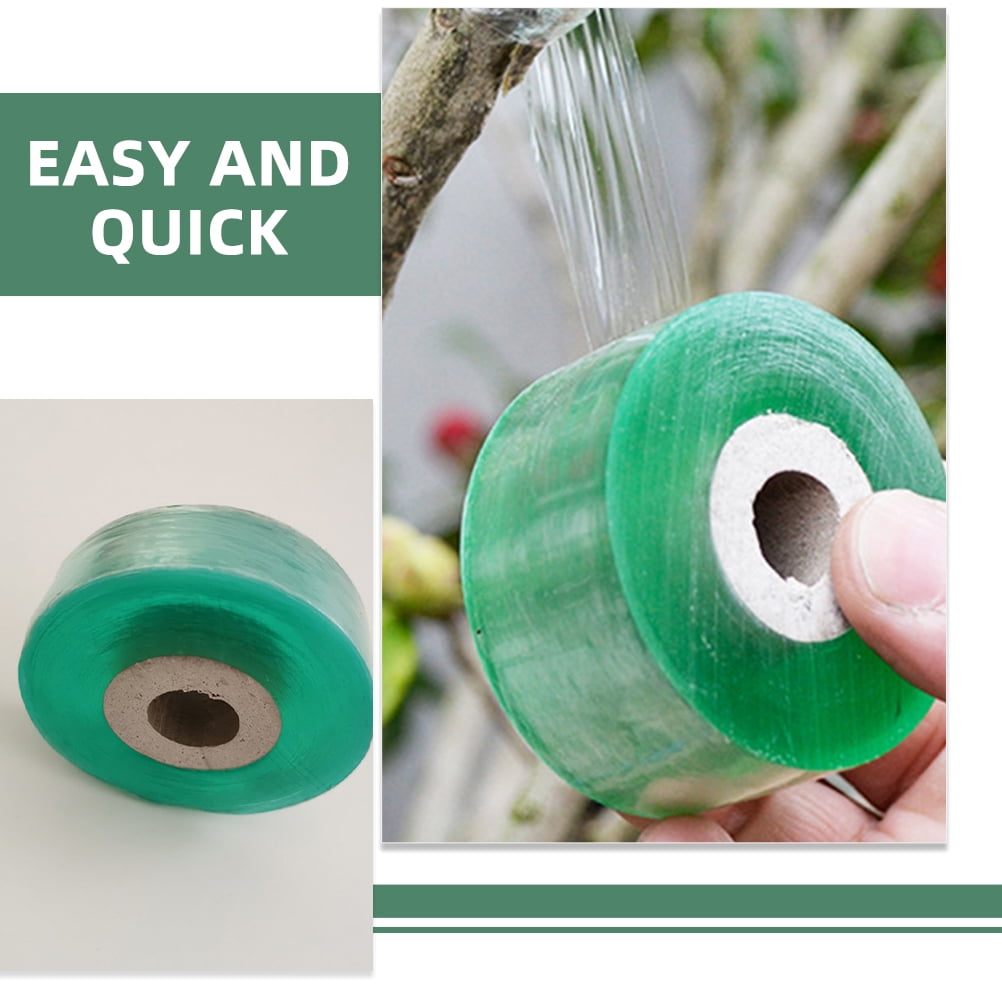 Grafting Apparatus 4 Rolls Multi-Function Stretchable Budding Tape for Fruit Trees 39.3in x 0.79in