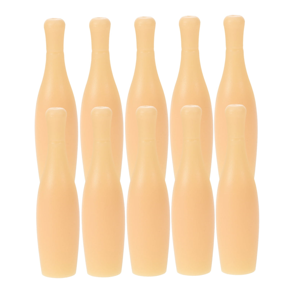 Desktop Bowling Toys Plastic 10Pcs 2.4X0.6X0.6In