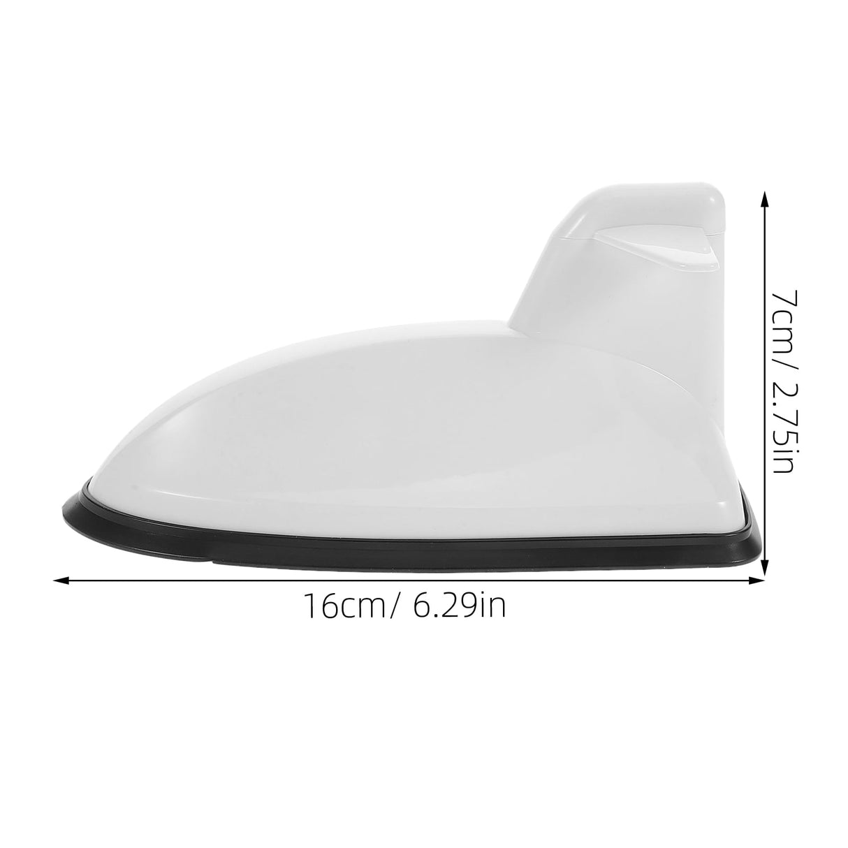 1Pcs Car Antenna Top Cover White Plastic Car Roof Antenna for Car Owners Use