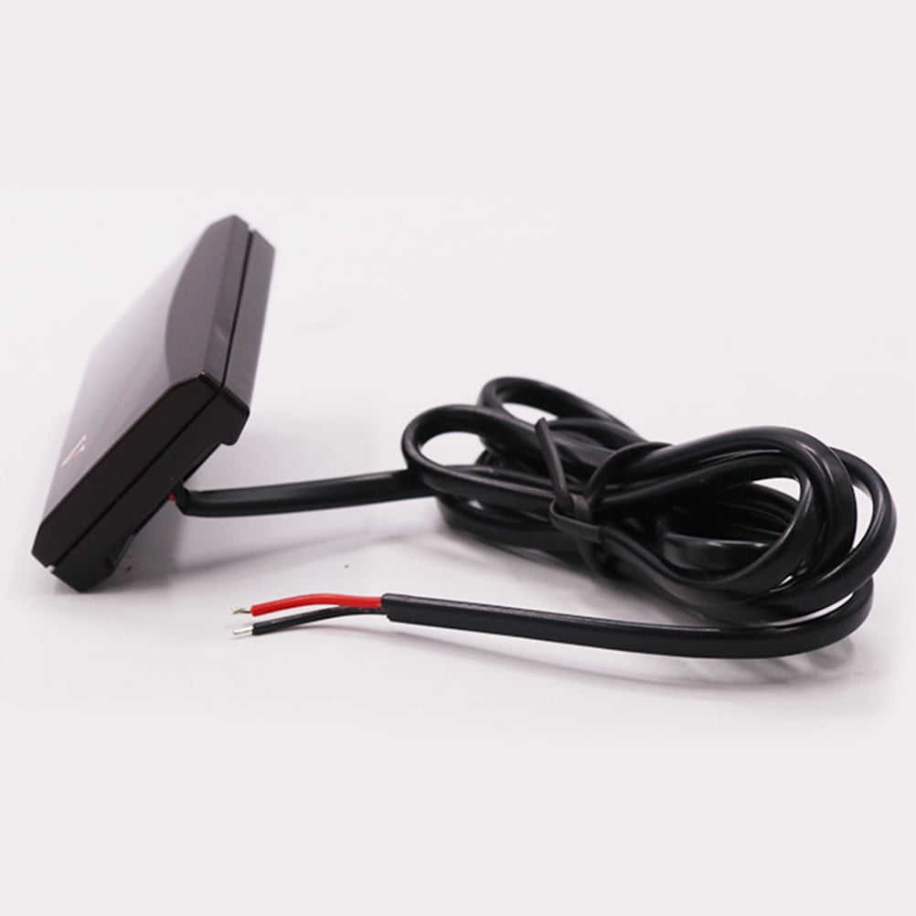 Red Led Voltmeter 12V 1Pack For Car And Motorcycle With Low Power Consumption And Anti-Frost Features