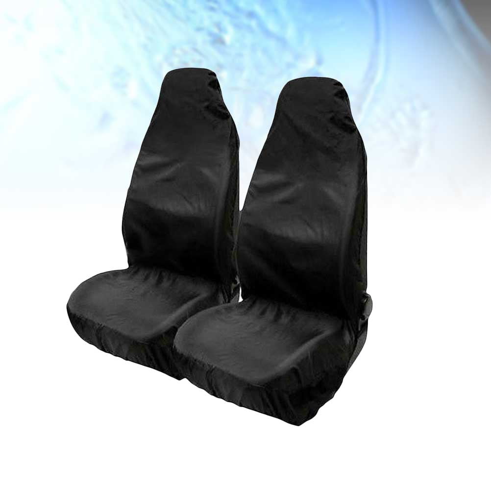 2Pcs Breathable Car Seat Cover in Black for SUV Seat Covers and Truck Seat Protector