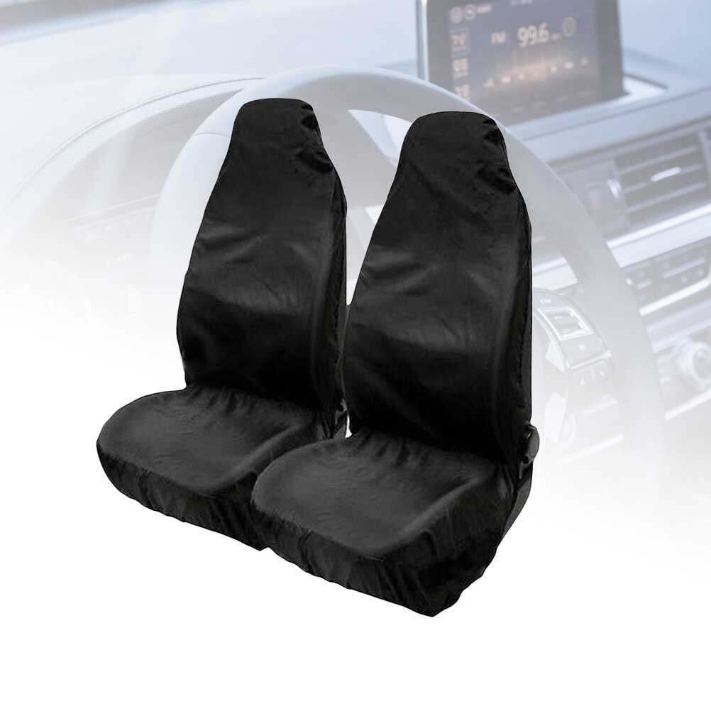 2Pcs Breathable Car Seat Cover in Black for SUV Seat Covers and Truck Seat Protector