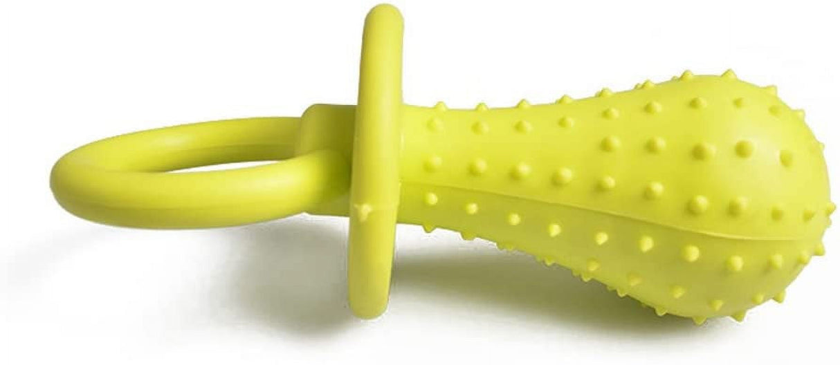 Molar Clean Teeth Rubber Toy, Clean Teeth Rubber Pacifier Chew Toy, Bell Chewing Playing Training Toys, for Pet Puppy Dog Cat (Color Random)