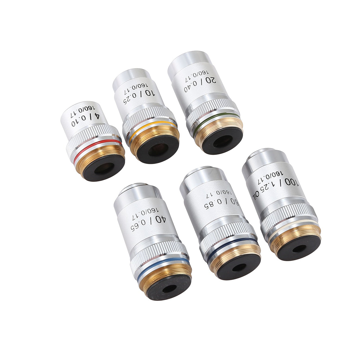 4X 10X 20X 40X 60X 100X 195 Achromatic Microscope Objective 40X