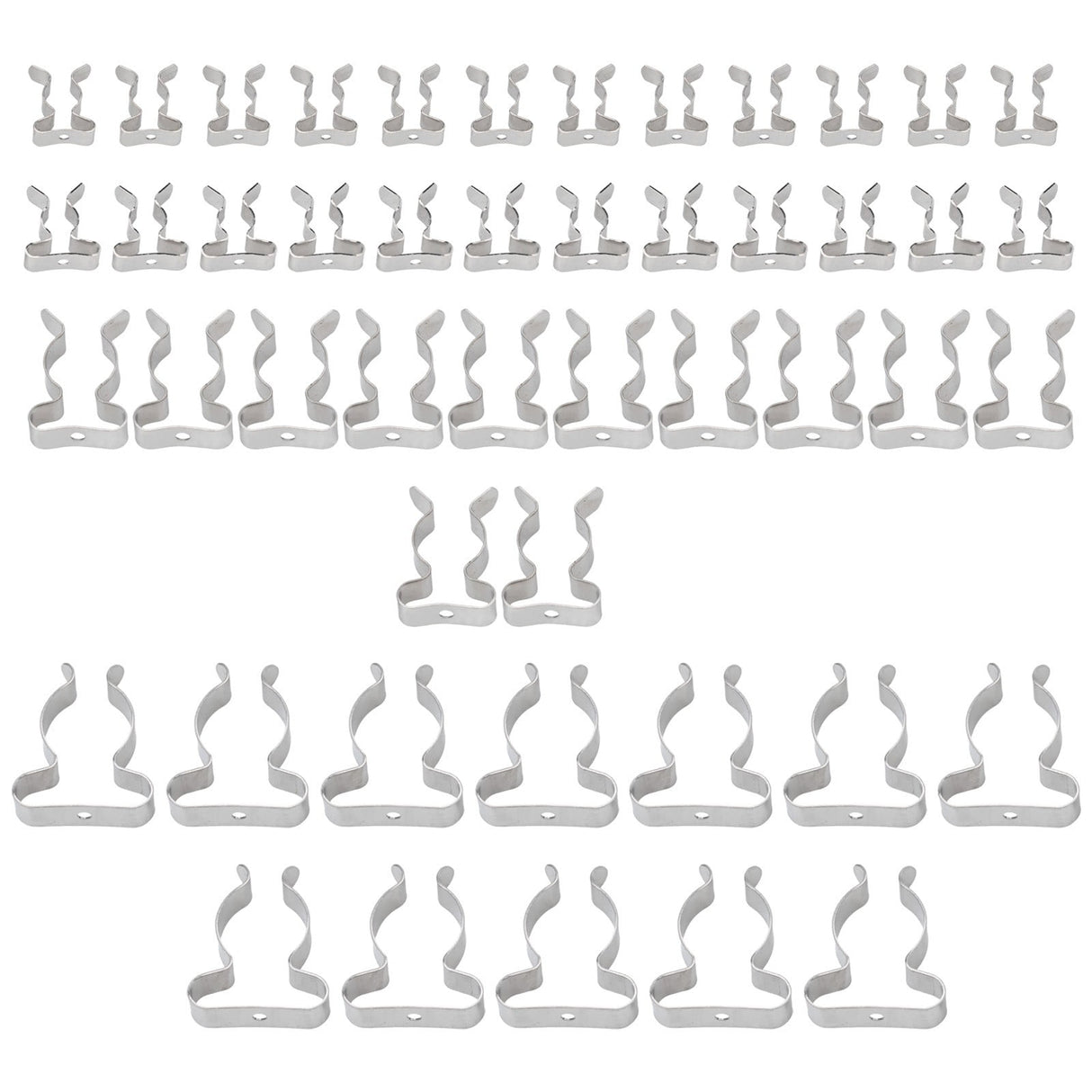 48 X Assorted Tool Spring Terry Clips Heavy Duty Storage Or Shed Garage