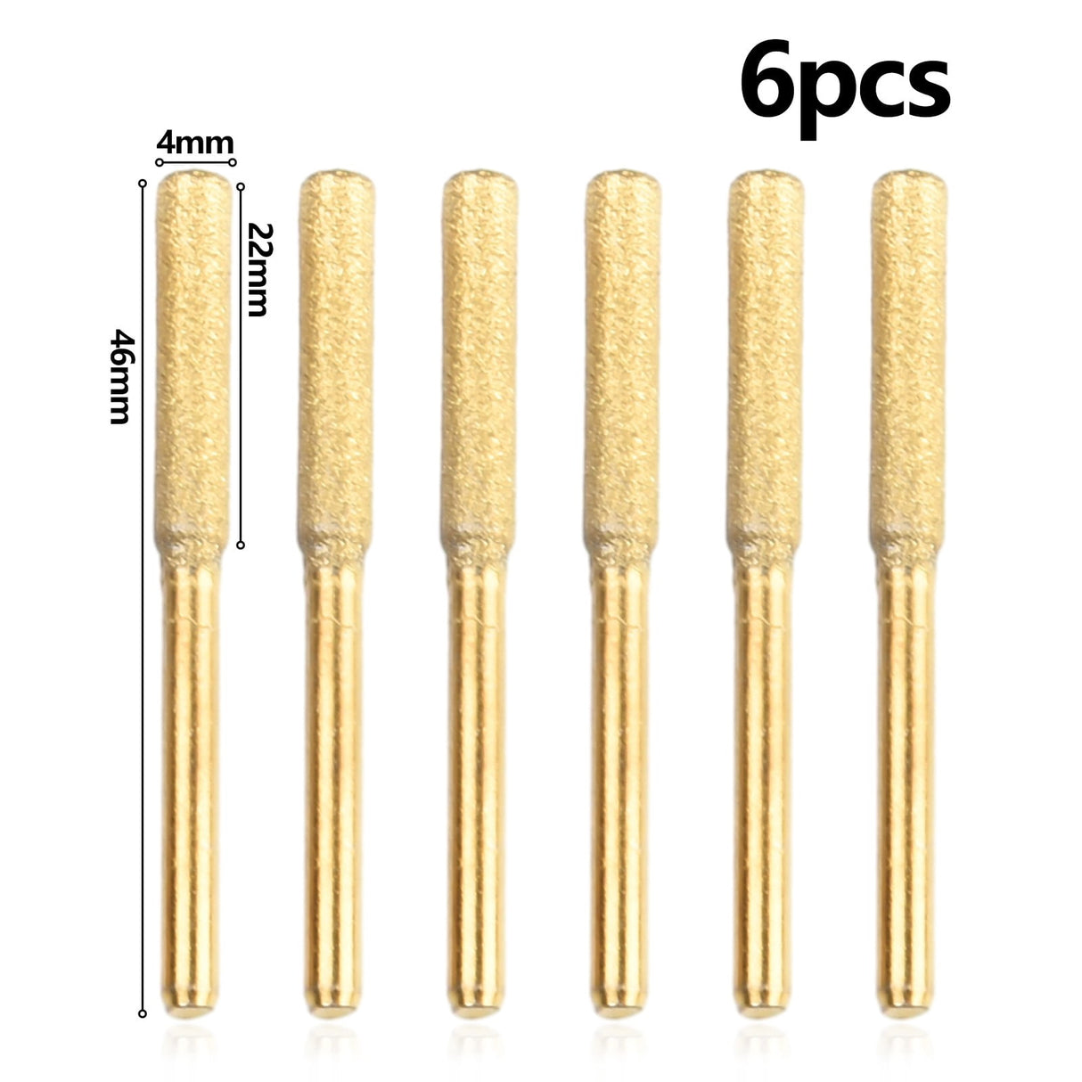 6Pcs Chainsaw Sharpener Grinding Stone File 4/4.8/5.5Mm Chains Saw Sharpening Chainsaw Stone File Chainsaw Ener Burr Power Tools 5.5Mm Smile Home