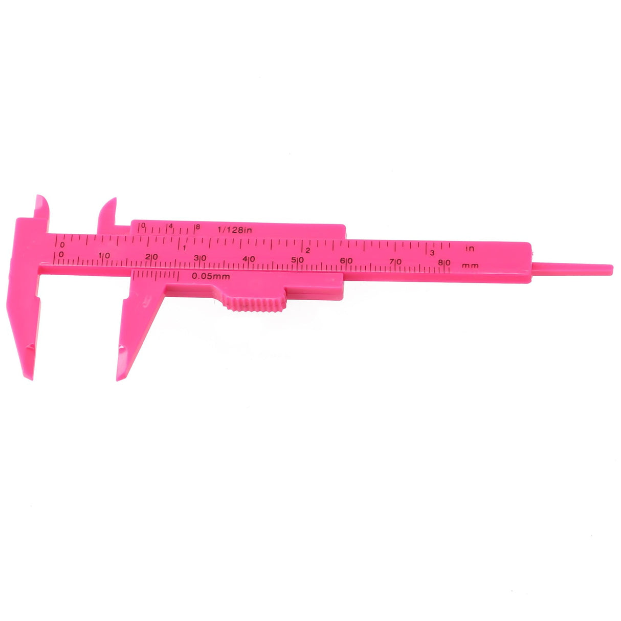 1X 0-80Mm Plastic Sliding Vernier Caliper Gauge Measure Tool Double Scale Ruler For Jewelry/Antiques Measurement Rose Red Smile Home Rose Red