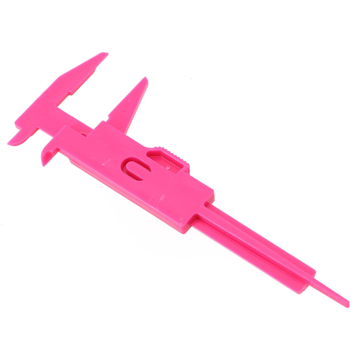 1X 0-80Mm Plastic Sliding Vernier Caliper Gauge Measure Tool Double Scale Ruler For Jewelry/Antiques Measurement Rose Red Smile Home Rose Red
