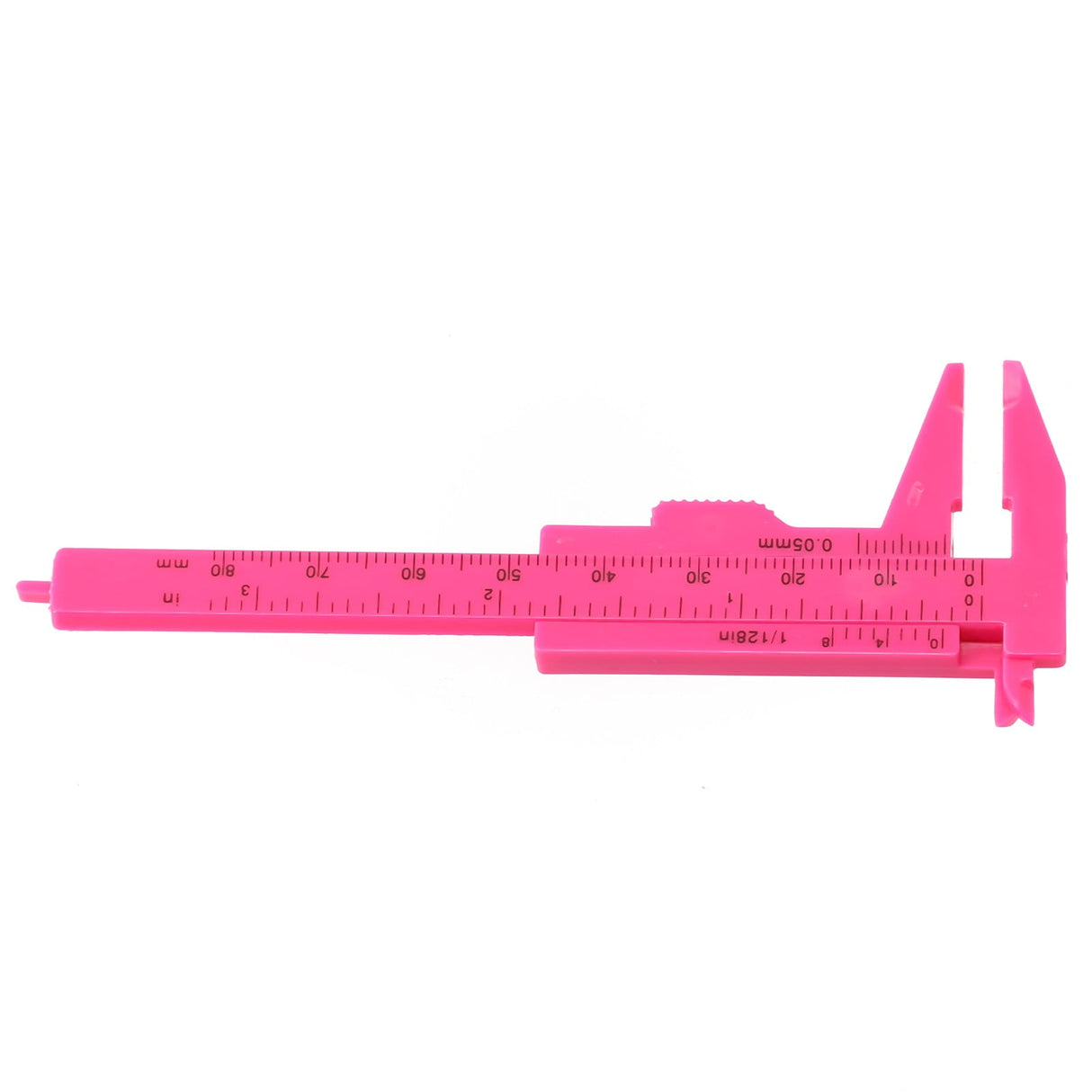 1X 0-80Mm Plastic Sliding Vernier Caliper Gauge Measure Tool Double Scale Ruler For Jewelry/Antiques Measurement Rose Red Smile Home Rose Red