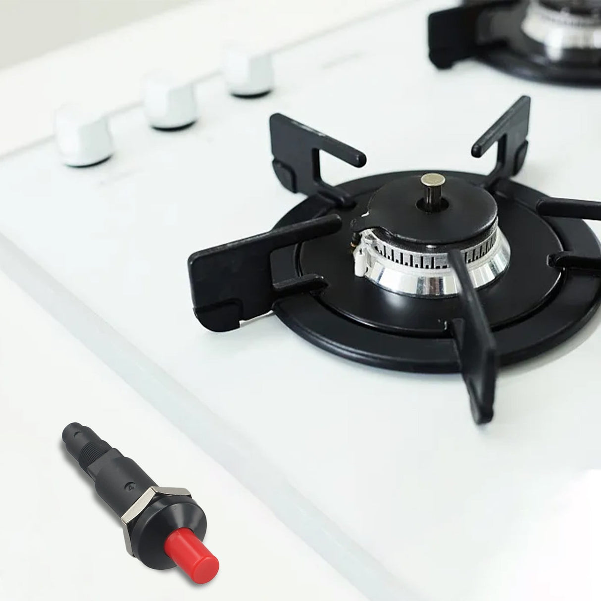 Piezo Igniter Push Button for Gas BBQ Grill Stove Fireplace Oven Spark Starter 16kV Output 30000 Discharges No Battery