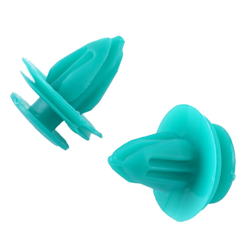 25Pcs Auto Fastener Car Clips Green Buckle Mixed Body Push Retainer Pin Rivet Bumper Door Trim Panel Retainer Fastener Kit