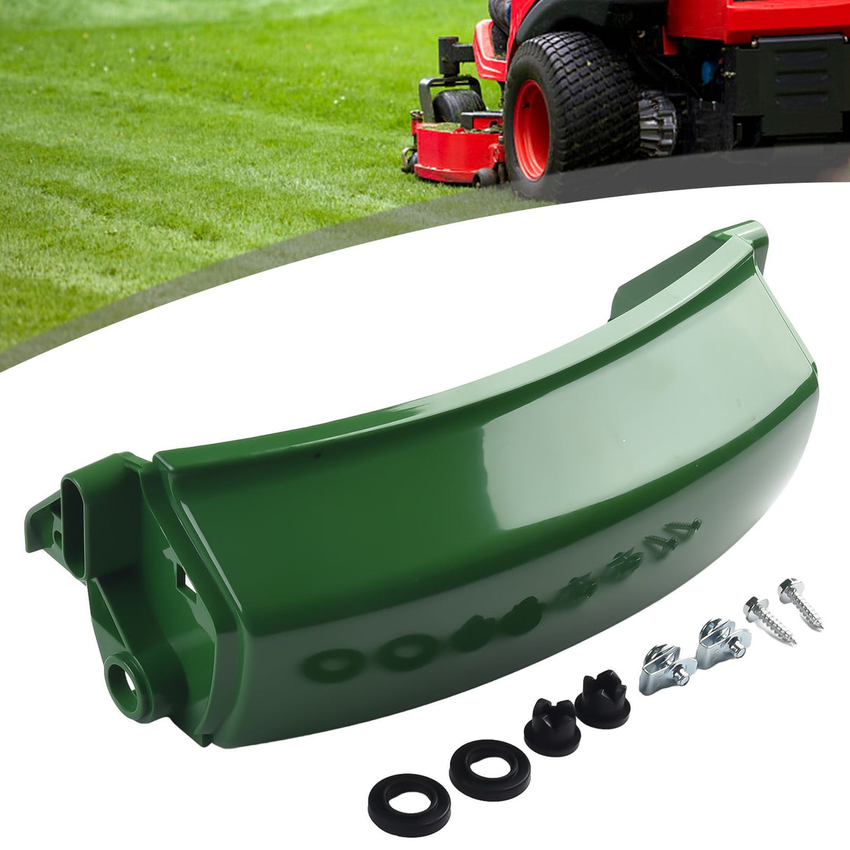 Tractor Front Bumper Upper Hood Kit for John Deere LT133 LT155 LT166 LT150 LT160 LT170 LT180 LT190 Green Plastic Replacement Part AM128998