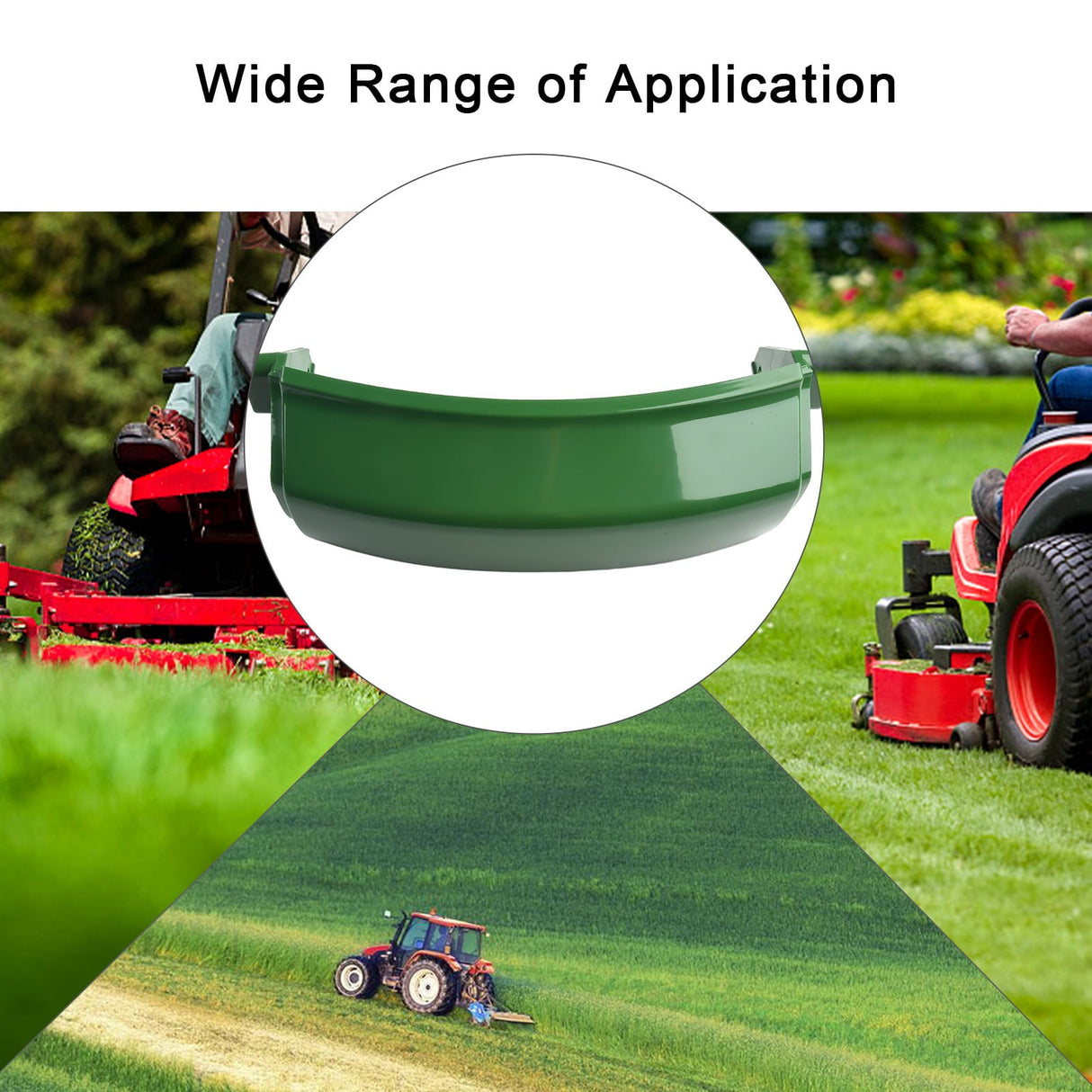 Tractor Front Bumper Upper Hood Kit for John Deere LT133 LT155 LT166 LT150 LT160 LT170 LT180 LT190 Green Plastic Replacement Part AM128998