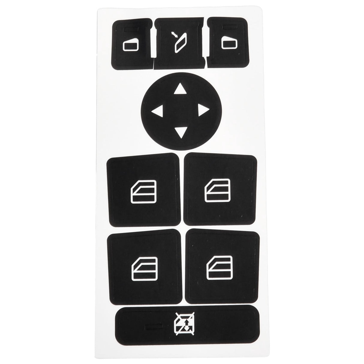 Car Window Switch Button Repair Sticker Decor Stickers For Mercedes -Benz W204 C250 C300 C350 Decoration Accessory