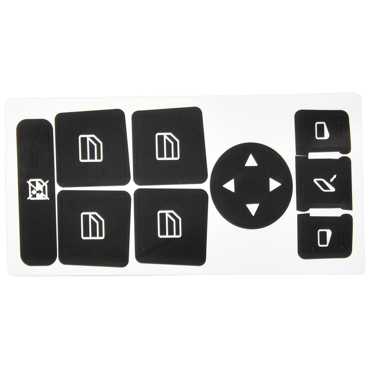 Car Window Switch Button Repair Sticker Decor Stickers For Mercedes -Benz W204 C250 C300 C350 Decoration Accessory