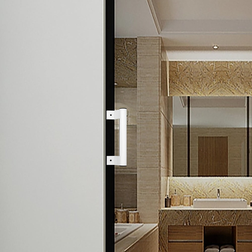 Aluminum Alloy Handle Balcony Sliding Door Handle Glass Door Sliding Door Handle White Smile Home White