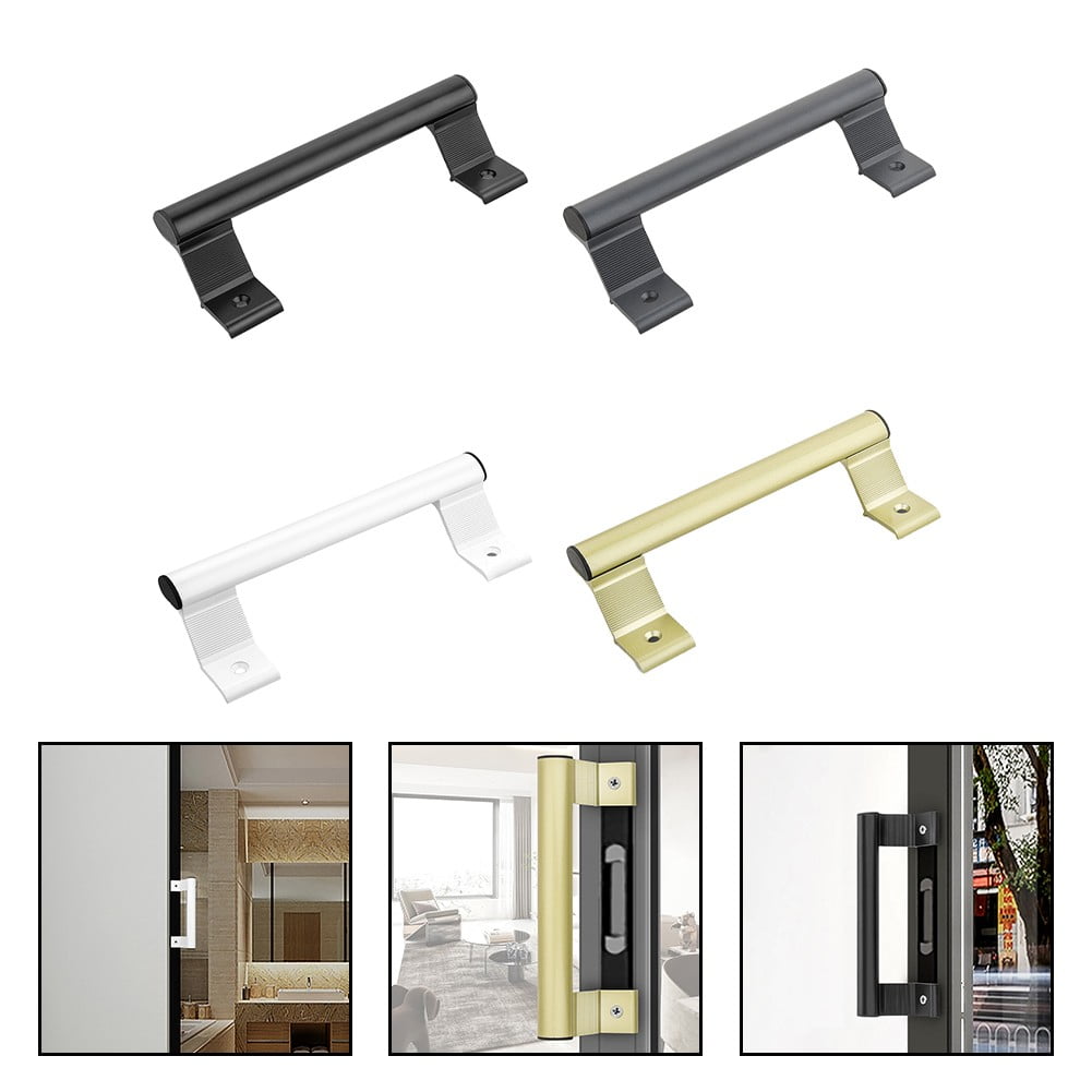 Aluminum Alloy Handle Balcony Sliding Door Handle Glass Door Sliding Door Handle White Smile Home White